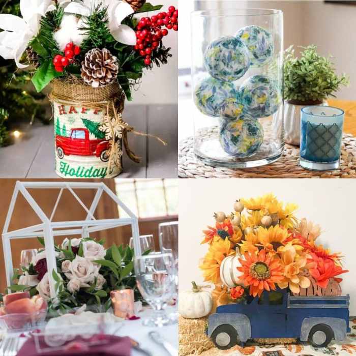 Diy christmas centerpieces dollar tree