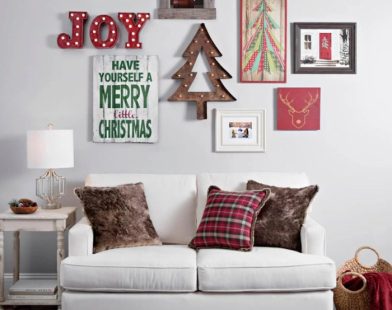 Christmas wall decor ideas