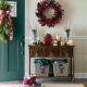 Christmas entry way decor