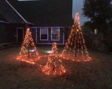 Diy christmas tree of lights