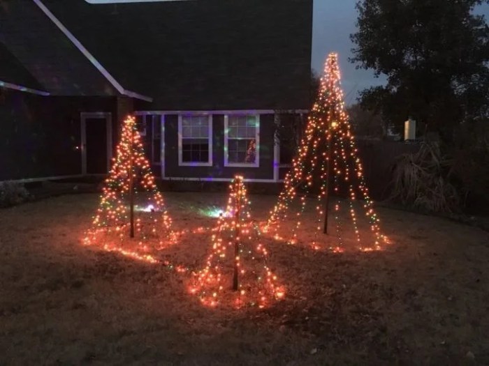 Diy christmas tree of lights