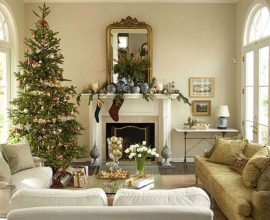 Living room christmas decor ideas