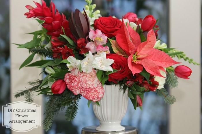 Diy christmas floral arrangements