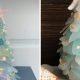 Diy sea glass christmas tree