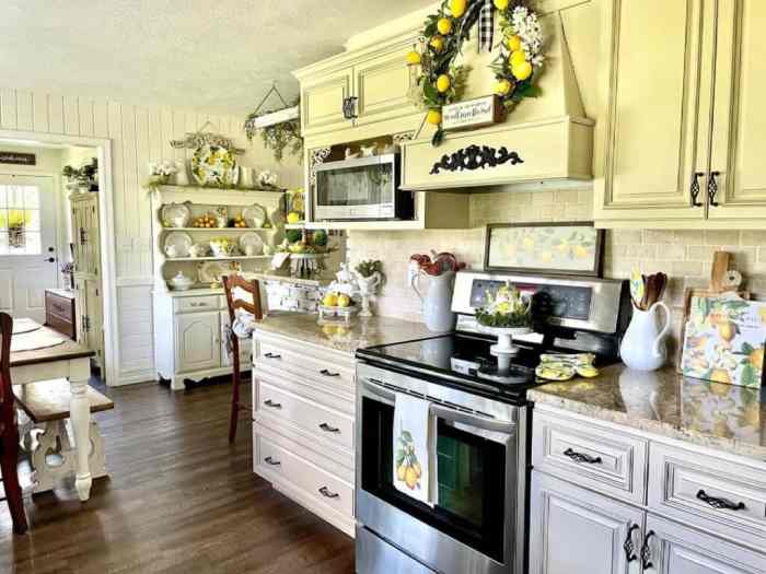 Lemon decor for the kitchen