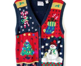 Ugly christmas vest diy