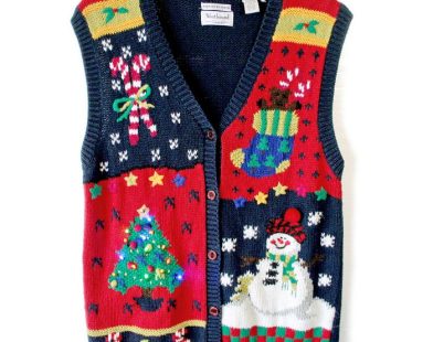 Ugly christmas vest diy