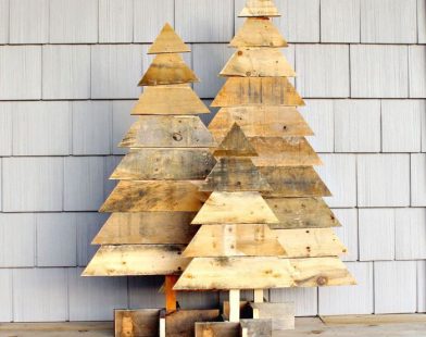 Wood christmas tree diy