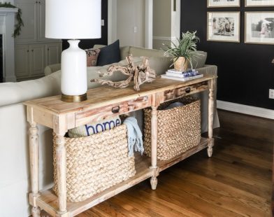 Sofa table decor ideas