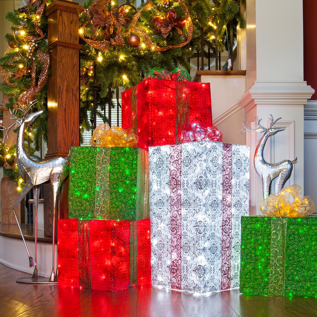 Diy lighted christmas balls