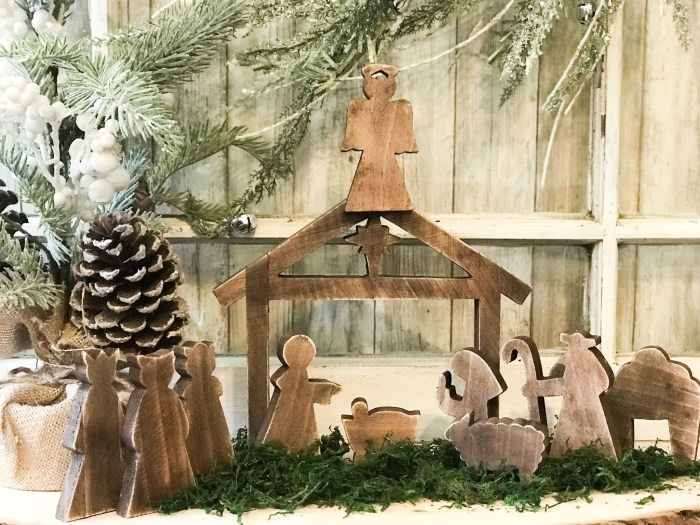 Christmas nativity set diy