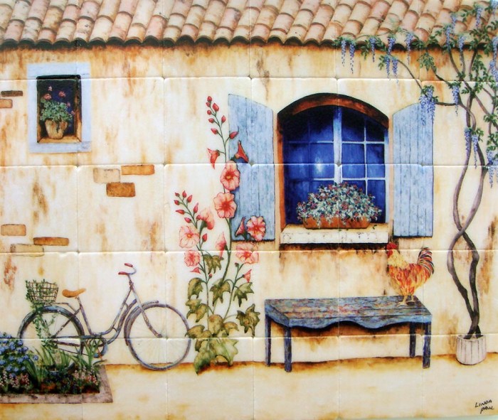 French country kitchen wall decor