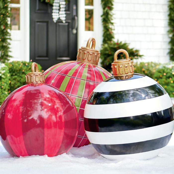 Huge diy christmas ornaments