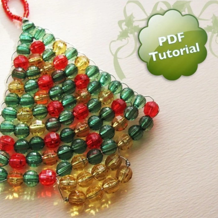 Diy beaded christmas ornaments