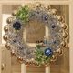 Diy christmas ornament wreath