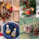 Diy pine cone christmas tree ornaments