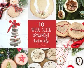 Wood christmas ornaments diy