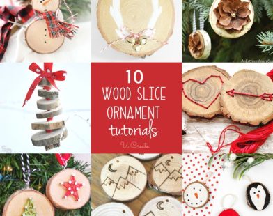 Wood christmas ornaments diy