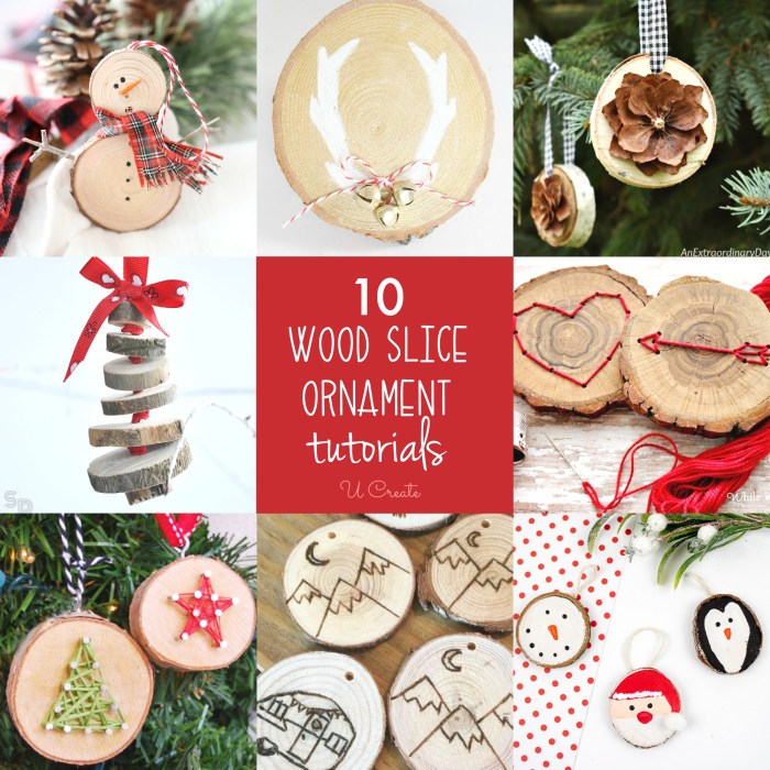 Wood christmas ornaments diy