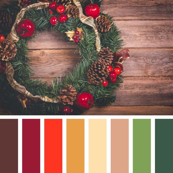 Christmas decor color schemes