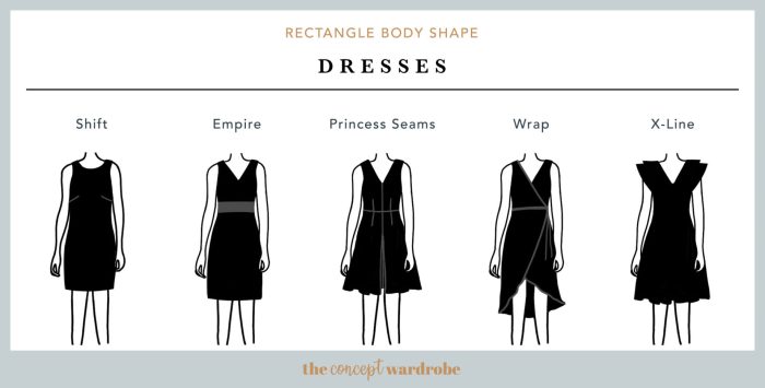 Wedding dresses for rectangle body shape