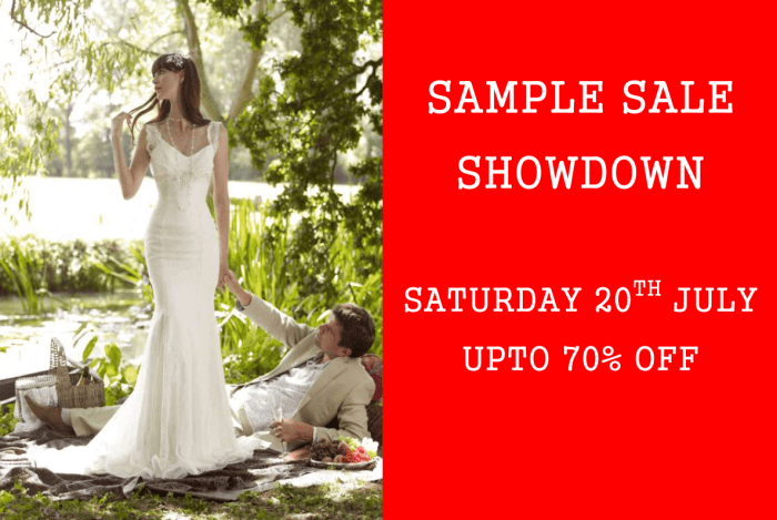 Wedding dress sample sale nj