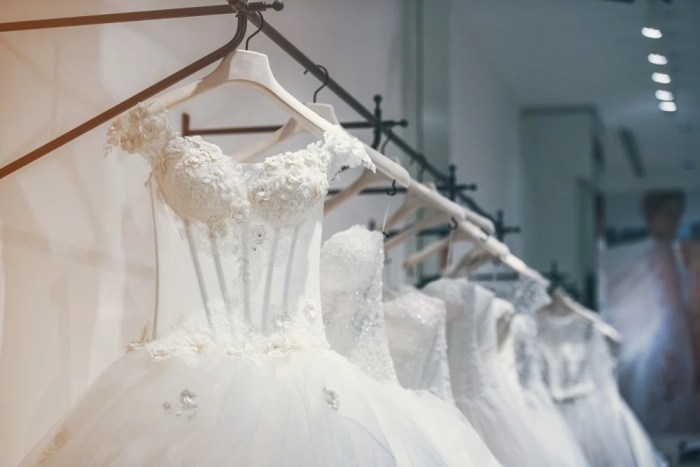 Wedding dresses on hire